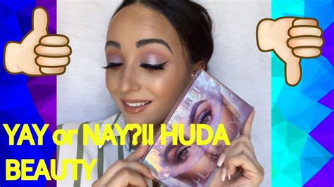 Trying The Hyped Up Huda Beauty Mercury Retrograde Palette Youtube
