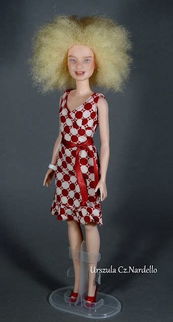 Ooak Moja Pasja Barbie Fashionistas Albino Ooak Doll