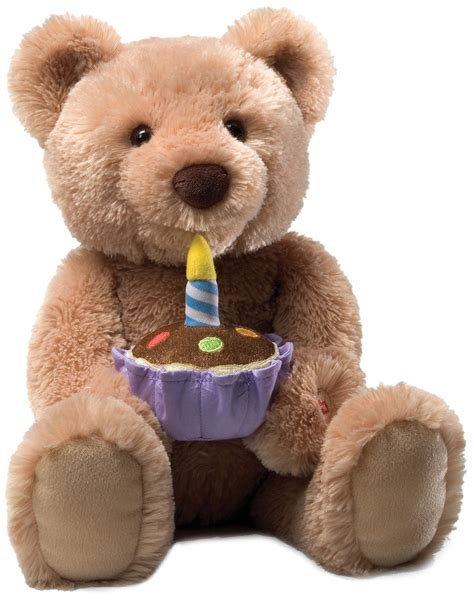 Gund Birthday Teddy Bear Animated Musical Stuffed Animal New Free