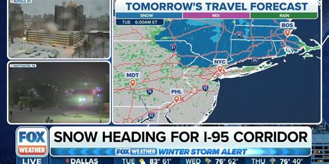 Snow Falls In Nyc Storm Targets I 95 Corridor In Northeast Latest