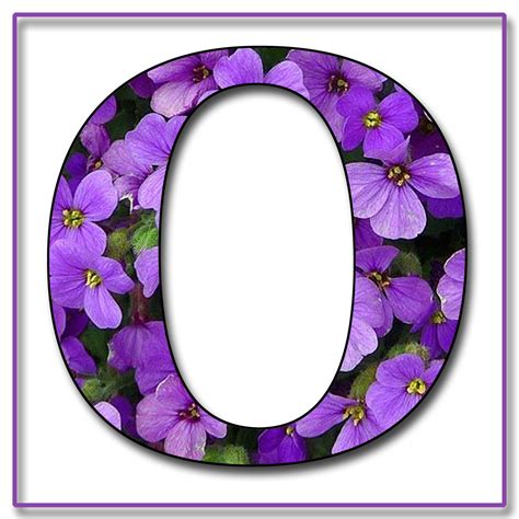 Granny Enchanteds Blog Purple Flowers Free Scrapbook Alphabet