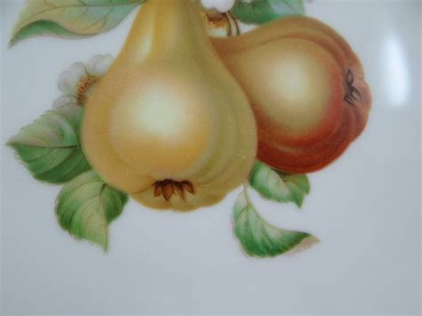 1960s Hutschenreuther Fruit Salad Plate Pear Lovely Second Wind