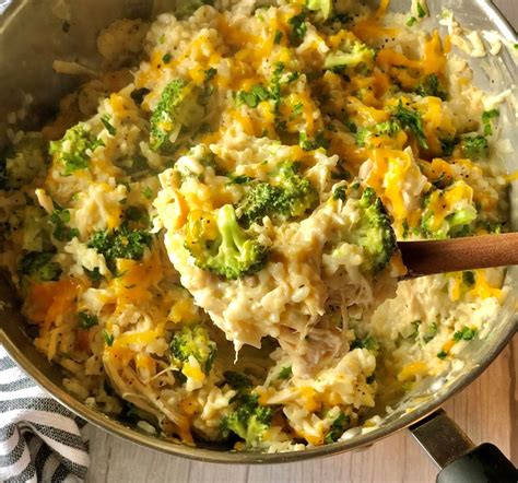 Creamy Chicken Broccoli Rice Casserole One Pot Meal The Menu Maid