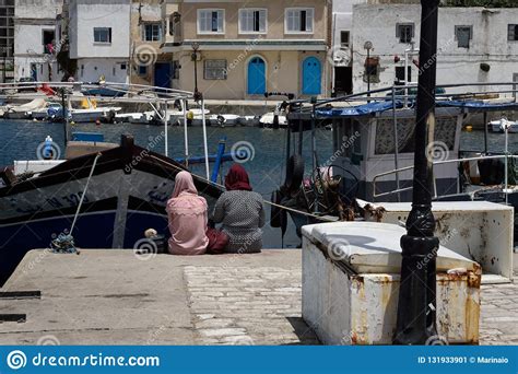 Old Fishing Port Of Bizerte Editorial Photo Image Of Promenade