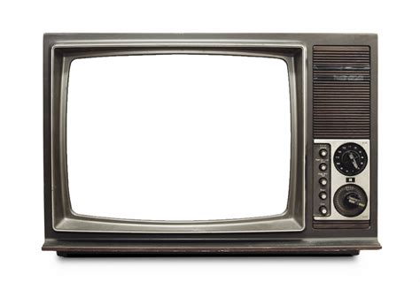Framed tv, Old tv, Vintage tv png image