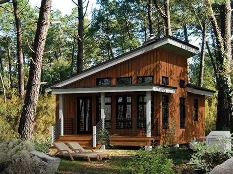 Small Modern Cabins Contemporary Small Cabin House Plans