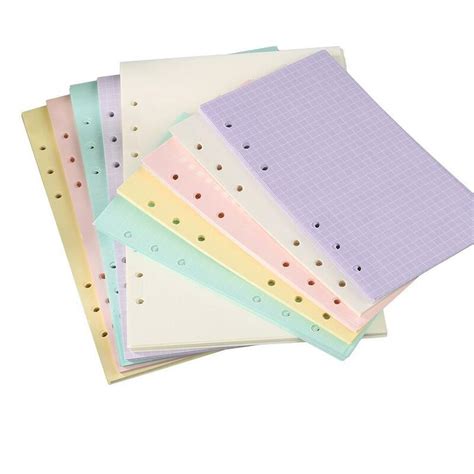 40 Sheets Notebook A5a6 Filler Papers Sketchbook Loose Leaf Notebook 6