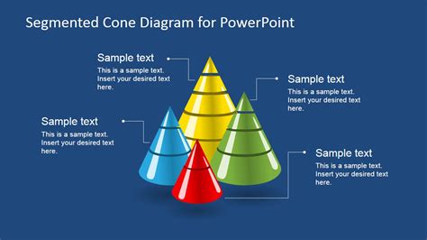D Segmented Cone Diagram For Powerpoint Segments Slidemodel My Xxx Hot Girl