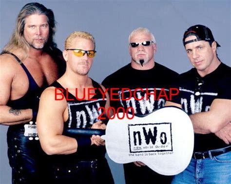 Kevin Nash Jeff Jarrett Scott Steiner And Bret Hart 8 X 10 Wrestling Photo Wcw Ebay