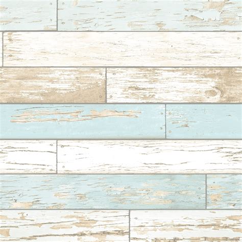 Find white wood wallpapers hd for desktop computer. Rustic Wooden Plank Wallpaper Natural / White / Teal ...