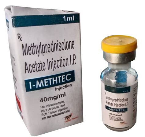 Methylprednisolone Acetate 40mg Injection At Rs 25 Vial