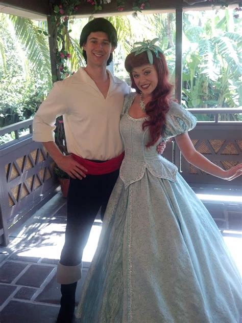 Prince Eric And Ariel In Ariels Grotto In Magic Kingdom Disney World