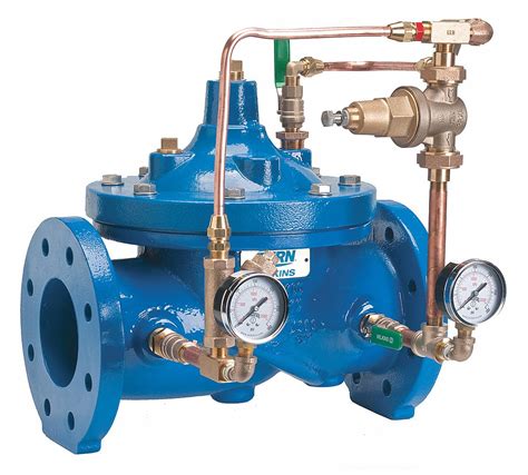 Zurn Wilkins Flanged Pressure Reducing Automatic Control Valve 4 Pipe