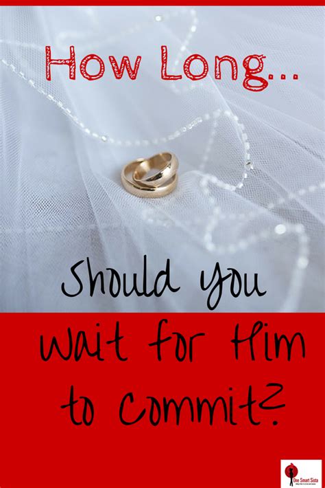 How Long Should You Wait For Him To Commit Commitment Quotes Ready