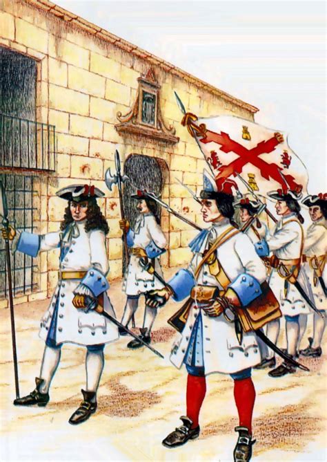 Spanish Bourbon Infantry At Almansa War Of The Spanish Succession