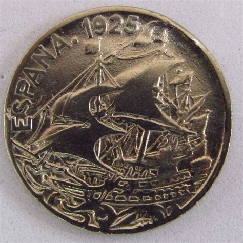Moneda De 25 CentimosaÑo 1925 Alfonso Xiii Niquel Subastas Fígaro