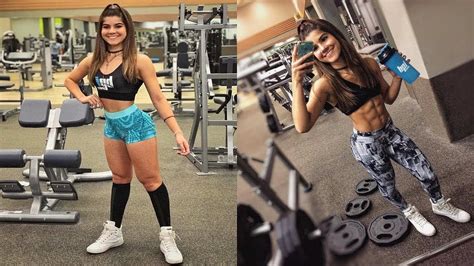 this 14 year old girl has the incredible body thaissa fit training fitness motivation youtube