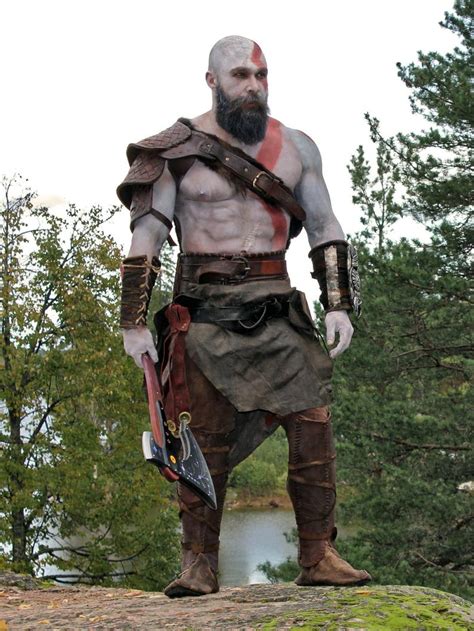 kratos cosplay costume god of war cosplay warrior armor set leather armor battle ready