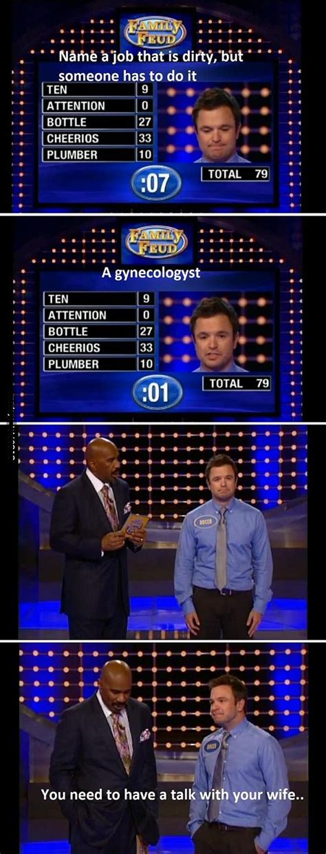 This game was used for a student organization event in a university. He said what? | Family feud funny, Family humor, Tv funny