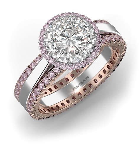 Pink Diamond Engagement Rings from Bez Ambar | Pink diamond engagement