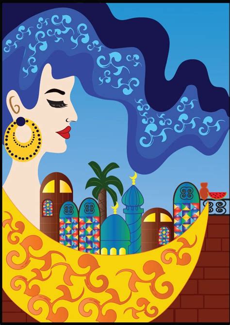 Bagdad Art Adobe Illustrator Diy Art Painting Oil Pastel Art