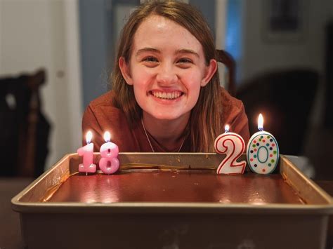 My Daughter Turned 19 The Other Day We Had To Use The Candles We Had