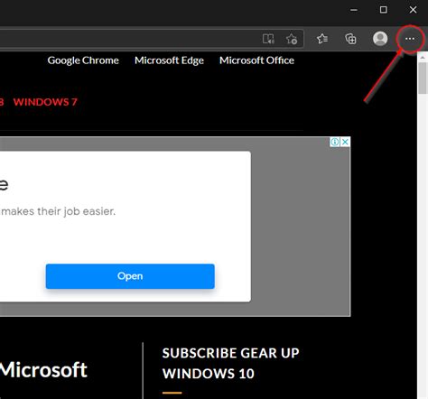How To Open Inprivate Browsing In Microsoft Edge Gear Up Windows