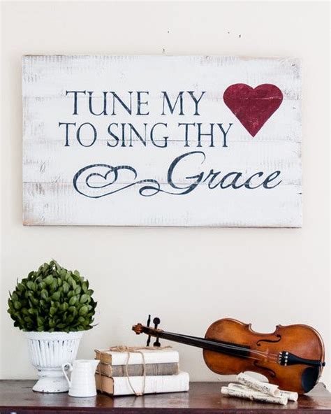 Tune My Heart Wood Sign Customizable Aimee Weaver Designs Music