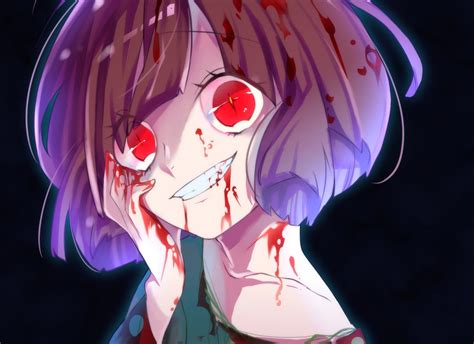 Download 1280x1024 Undertale Chara Yandere Creepy Smile Anime Style
