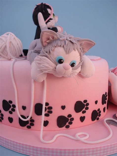 1089 Best Cat Cakes Images On Pinterest Cat Cakes Animal Cakes And