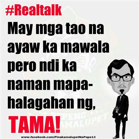 Real Talk Quotes Tagalog Funny Shortquotescc
