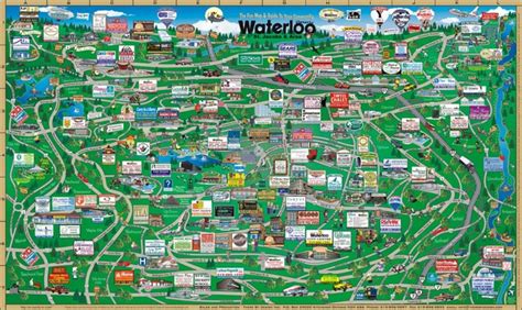 Waterloo Tourist Map Waterloo On Mappery
