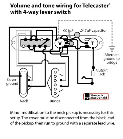 How to wire a stock tele pickup switch | premier guitar regarding telecaster 3 way wiring diagram, image size. Golden Age Pickups for Tele Instructions | stewmac.com