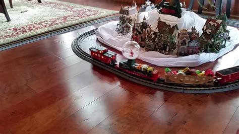 Trains Running Under The Christmas Tree December 18 2017 Youtube