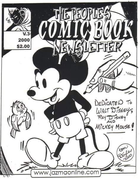 Peoples Comic Book Newsletter Cover By Tom Doyle Comic Books