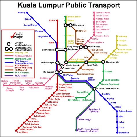 Kuala Lumpur Train Map Metro Kuala Lumpur A Guide For Travellers