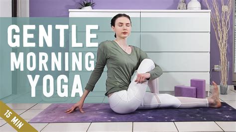 15 Min Gentle Morning Yoga Stretches Mindful Yoga For