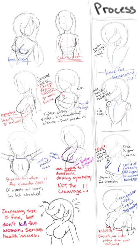 My Own Guideline On Drawing Breasts By Philsaegan On