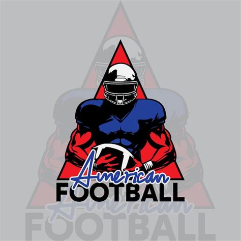 Premium Vector American Football League Logo Design