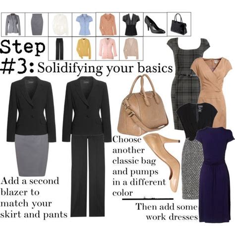 building a work wardrobe step 3 of 5 see also fashion fashion infographic work wardrobe