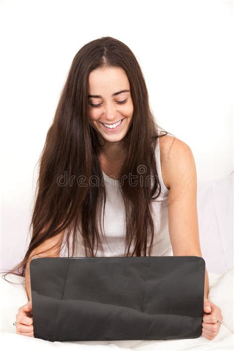 Student With Laptop Stock Photo Image Of Sitting Woman 35064630