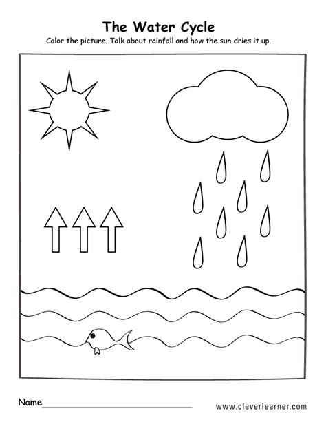 Https://tommynaija.com/worksheet/water Cycle Worksheet For Kindergarten