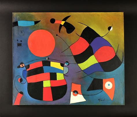 Sold Price Joan Miro Spanish 1893 1983 Oil Painting June 6