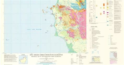 Peta Geologi Singkawang Kalimantan Lengkap Dengan Resume Fisiografi