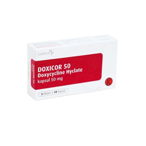 Doxicor 50 Mg 10 Kapsul Kegunaan Efek Samping Dosis Dan Aturan
