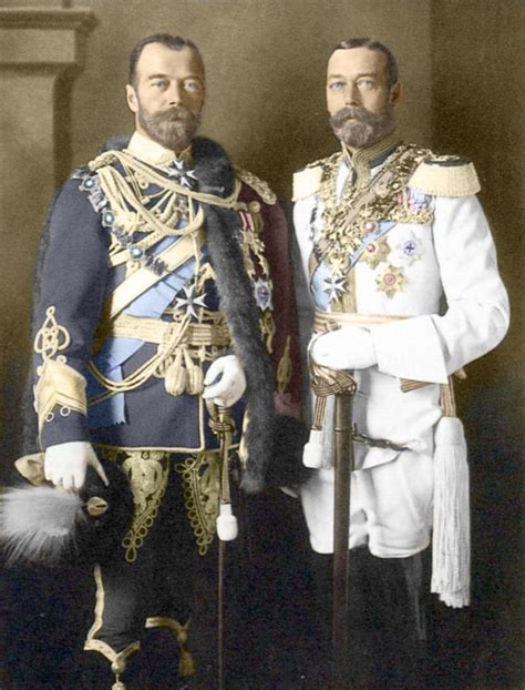 Tsar Nicholas Ii Of Russia And King George V Of Britain Tsar Nicholas