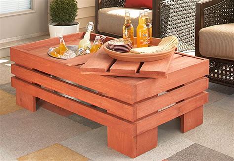 The tabletop is made from solid pine wood. 9 Ways to Decorate a Small Outdoor Space | Coffee table ...