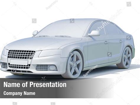 3d Of A White Blank Powerpoint Template 3d Of A White Blank