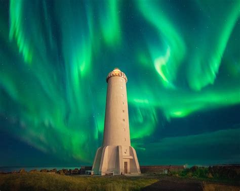 Akranes Lighthouse Iceland Travel Northen Lights Lighthouse