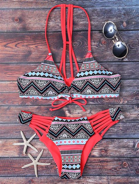 19 99 t back tribal pattern bikini red s cute bathing suits cute swimsuits cute bikinis